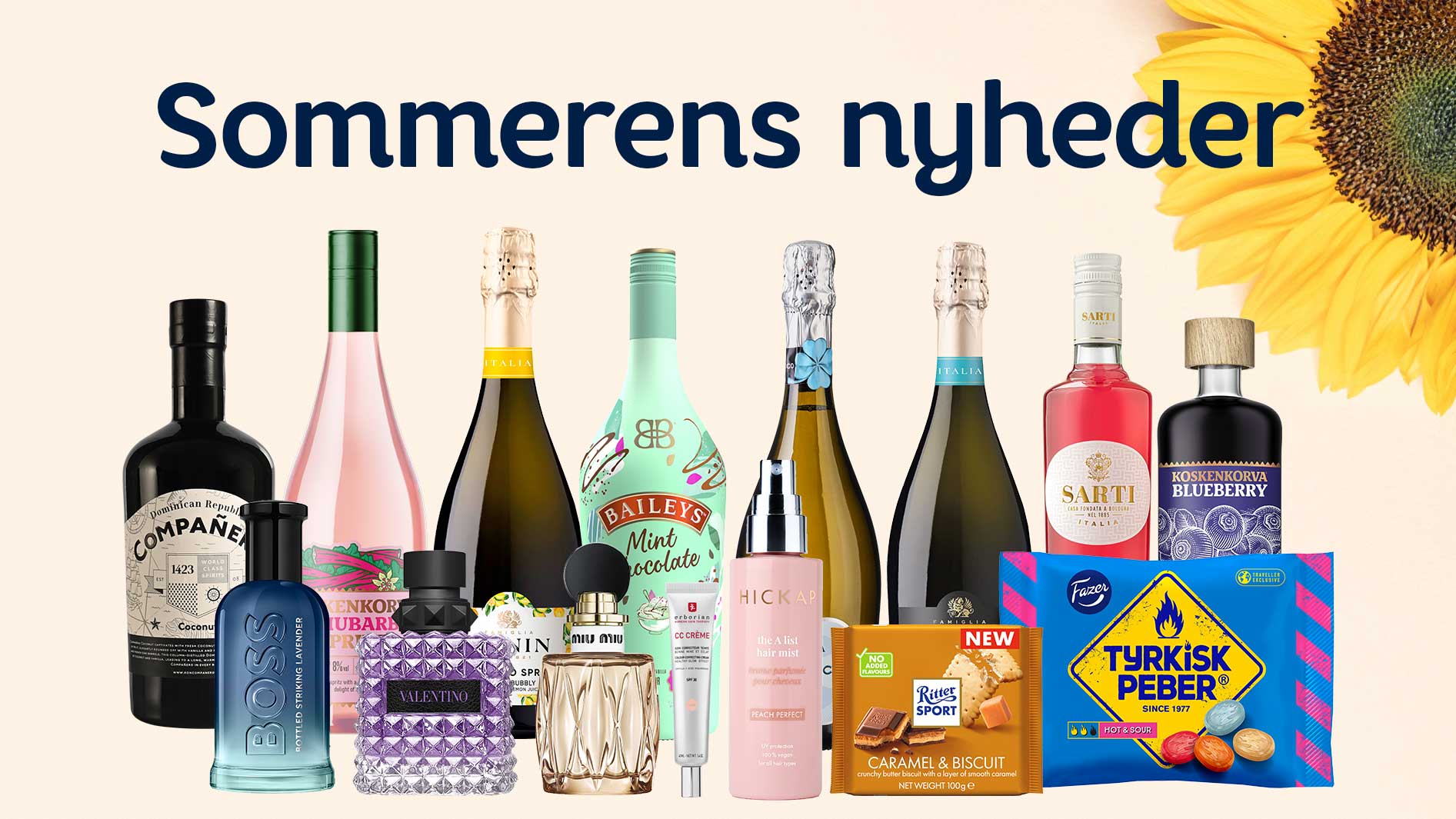 Sommarens Nyheter Retail Shoppingsite Banner DK 4000X2250