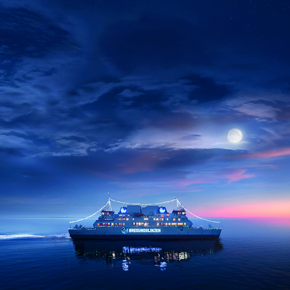 Tycho Brahe OERESUNDSLINJEN Aften 1900X800px